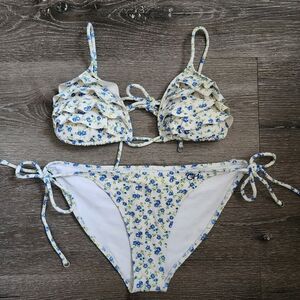 Gilly Hicks Floral Bikini Size S